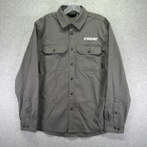 KUIU Shirt Mens Medium Gray Button Up Motive Long Sleeve Workgrade Hunting